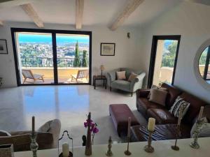 Villas Luxury villa in Vence with panoramic sea views : photos des chambres