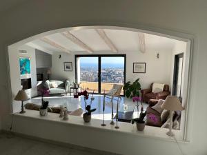 Villas Luxury villa in Vence with panoramic sea views : photos des chambres