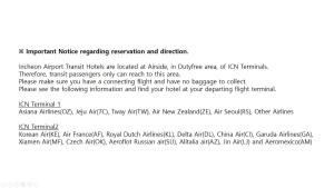 Terminal 2 Transit Hotel Incheon Airport