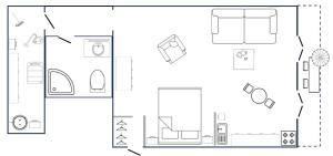 Appartements Studio Castille : Appartement 1 Chambre