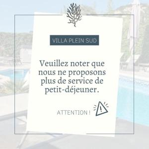 VILLA Plein Sud Piscine Spa Climatisation Parking privé calme et détente