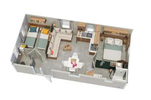 Appartements Mobile-home dans camping 4 etoiles : Appartement 2 Chambres