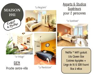Appartements Appart LE SCANDINAVE - Maison 1911 - confort & prestige : photos des chambres