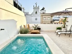 Apartamento dúplex con piscina privada en terraza - Gandul