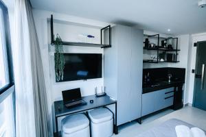 Flat em frente a praia do Bessa