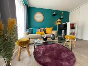 Appartements LE GAUGUIN, T2 Cosy, 2-4 Pers, a 300m des plages : photos des chambres