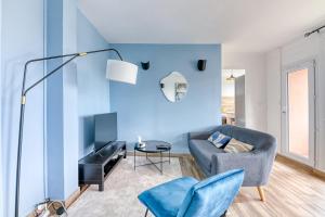 Appartements GuestReady - Serenity blue in Oullins : photos des chambres