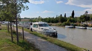 Bateaux-hotels Bateau 6 personnes sans permis terrasse a quai ou option navigation : photos des chambres