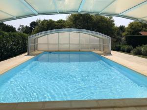 Maisons de vacances Maison d'une chambre avec piscine privee jardin clos et wifi a Pontenx les Forges : photos des chambres