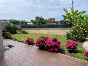 apartamento con jardín privado y barbacoa a 5 min playas santander