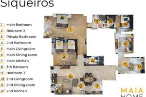 Siqueiros Maia Home - Lujoso apto en Polanco cerca de Antara 3BR