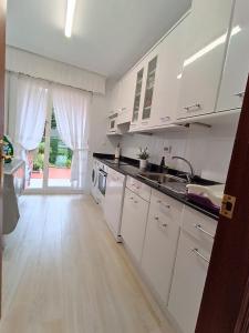 Apartamento con jardín privado cerca playa Usil - Mogro