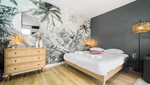 Appartements HOMEY Moorea - Hyper-centre/ Proche Geneve/ wifi : photos des chambres