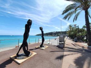 Appartements Roquebrune : Appartement 4 personnes proche de la plage (AV) : photos des chambres