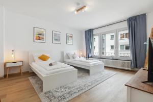 Große 80qm 3 Zimmer Wohnung, nahe Messe & Klinikum, 2x 55" Smart TV, Netflix, Keyless