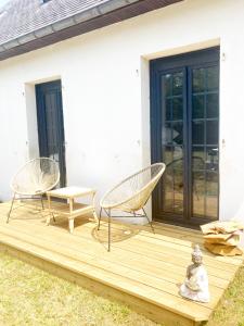 Maisons de vacances Spacious three bedroom Breton coastal home : photos des chambres