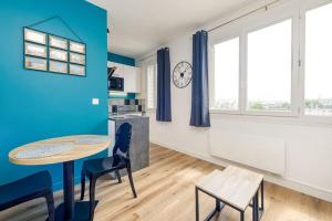 Appartements 10min Gare Grenoble, vrai lit double, calme : photos des chambres