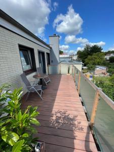 Apartment with Balcony room in Hotel Stadtpark-garni