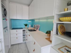 Appartements Ref 117 - Appartement duplex pour cinq personnes vue port Crouesty avec piscine : photos des chambres