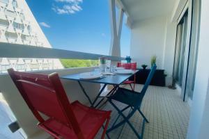 Appartements LE PETIT MARIN - Terrace in front of the sea : photos des chambres
