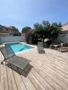 Villas Family house with swimming pool & garden, Camargue : photos des chambres