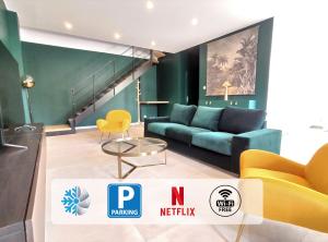 Appartements ColorChic 3 etoiles -Clim Terrasse Parking Prive- proche Plages : photos des chambres