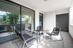 Appartements T3 Terrasse + parking - proche Aeroport et MEET : photos des chambres