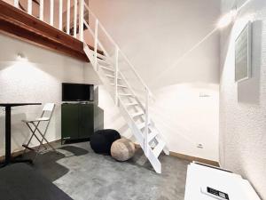 Appartements Studio meuble avec Mezzanine : photos des chambres