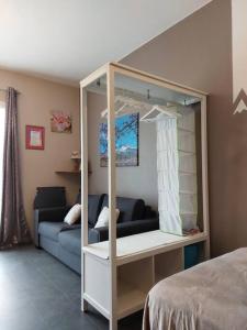 Appartements Studio a la montagne en rez-de-jardin : photos des chambres