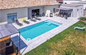 Amazing Home In Pont-vque With Outdoor Swimming Pool, Private Swimming Pool And 4 Bedrooms