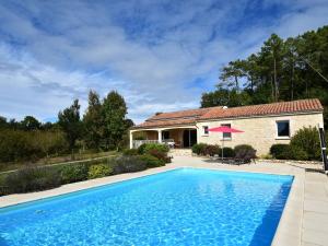 Holiday home in Montcl ra with sunny garden playground equipment and private pool