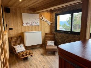 Chalets Chalet Spa et Sauna privatif aux Angles : photos des chambres