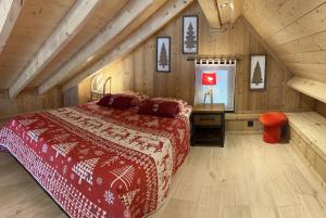 Chalets Chalet Spa et Sauna privatif aux Angles : photos des chambres