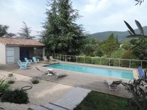 Maisons de vacances Attractive holiday home in Les Vans with private pool : photos des chambres