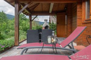 Chalets Chalet La Calougeotte avec jardin clos et sauna privatif : photos des chambres