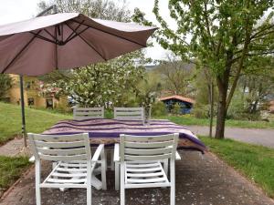 Holiday home with beautiful view on the village