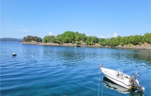 Nice Home In Fitjar With House Sea View