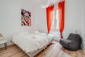 Appartements Le POP, appartement moderne et spacieux : photos des chambres