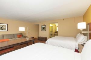 Queen Studio Suite with Two Queen Beds and Sofa Bed - Non-Smoking room in Hampton Inn & Suites Jacksonville-Airport