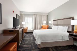 King Room with Roll-In Shower - Mobility Access/Non-Smoking room in Hampton Inn Paris