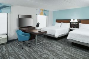 Queen Studio Suite with Two Queen Beds - Non-Smoking room in Hampton Inn & Suites Panama City Beach-Pier Park Area