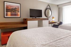 King Study Room with Sofa bed room in Hampton Inn Rockford