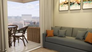 Apartamento 1604 no Bosque com um quarto, sala, cozinha completa, uma vaga de garagem, lazer e portaria 24h