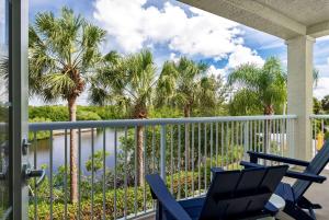 King Suite with Balcony and River View room in DoubleTree Suites by Hilton Naples
