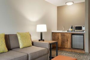 Deluxe One-Bedroom Suite with King Bed room in Hilton Garden Inn Dubuque Downtown