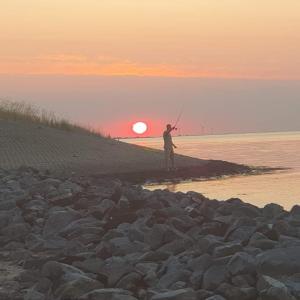 Vakantiehuis op Villapark Oesterbaai aan zee , met speeltuin grenzend aan de tuin