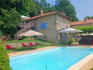 Maisons de vacances Charming holiday home in St Basile with private terrace : photos des chambres