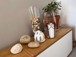 Appartements Charmant duplex vue mer et etangs ! Clim / Parking : photos des chambres