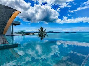 苏梅岛观景台超级海景別墅Golden Coconut Villa 5 私密泳池 接送服务含早餐