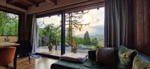 wLesie Domek w Górach Pieniny